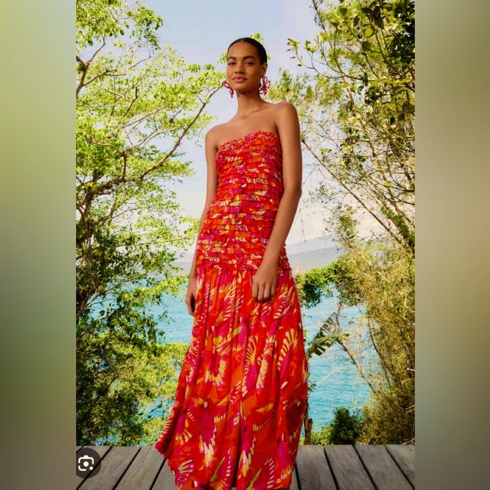 FARM Rio Tropical Print Dress NWOT